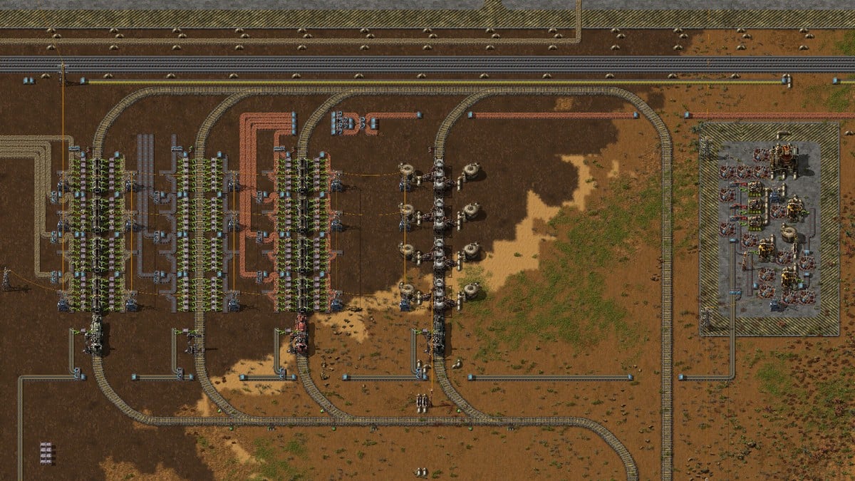 Factorio Trains Promo Shot