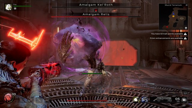 Remnant 2 Gravity pull attack in Amalgam Kel'Roth And Amalgam Relis Boss fight