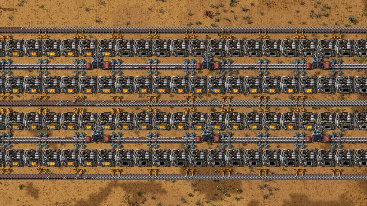 Cómo automatizar la producción de vigas de acero en Factorio 2.0