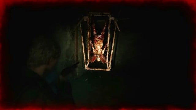 Silent Hill 2 Remake James shooting Mary with Shotgun during 2nd phase