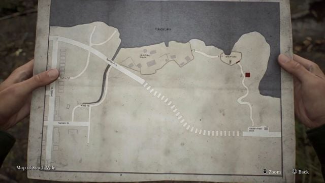 Silent Hill 2 Remake - Map showing Silent Hill Ranch