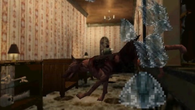 Resident Evil 1 Dogs breaking windows