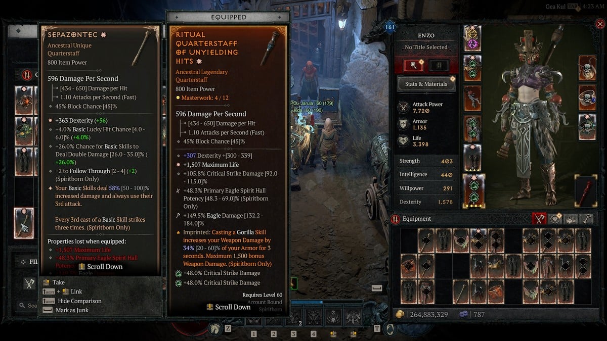 How to Get the Sepazontec Unique in Diablo 4 Vessel of Hatred