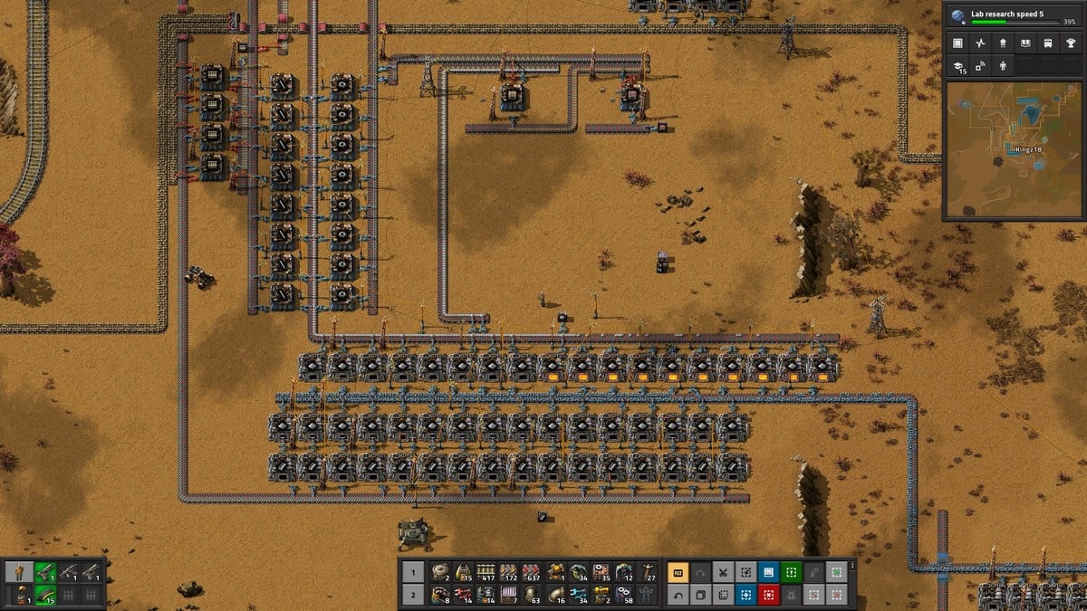 Cómo automatizar la producción de vigas de acero en Factorio 2.0