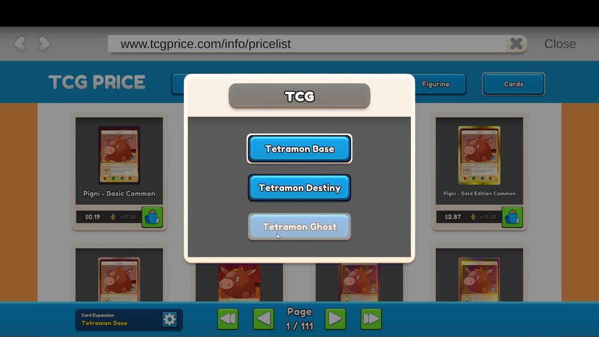 Las cartas más raras en TCG Card Shop Simulator