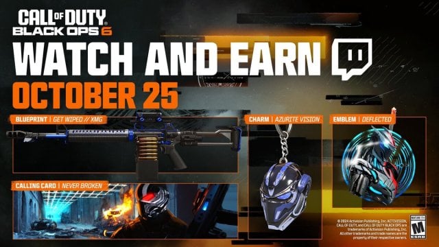 Twitch Drops Item List COD Black Ops 6