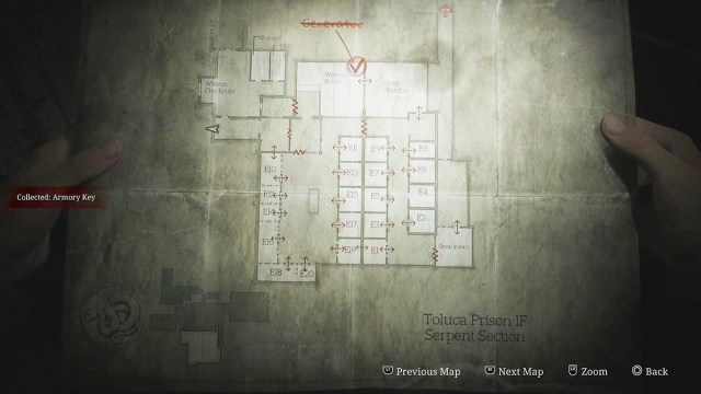 Silent Hill 2 Remake armor key location on map 