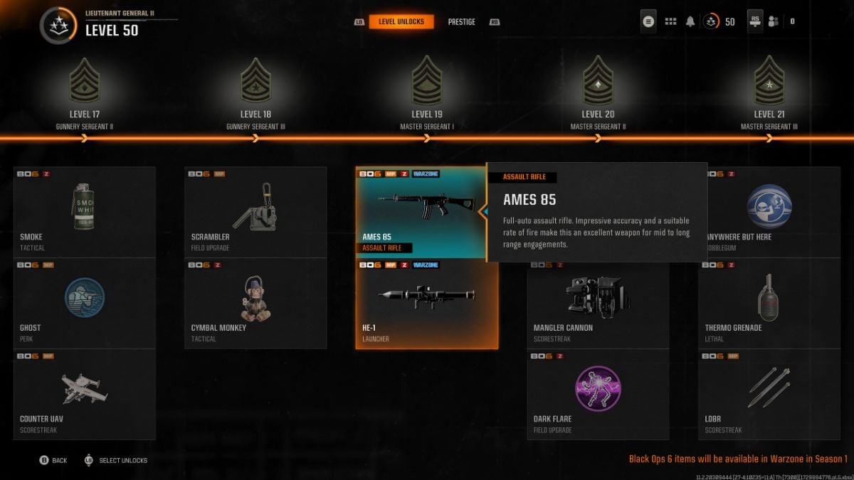 Mejor equipamiento de AMES 85 en Black Ops 6