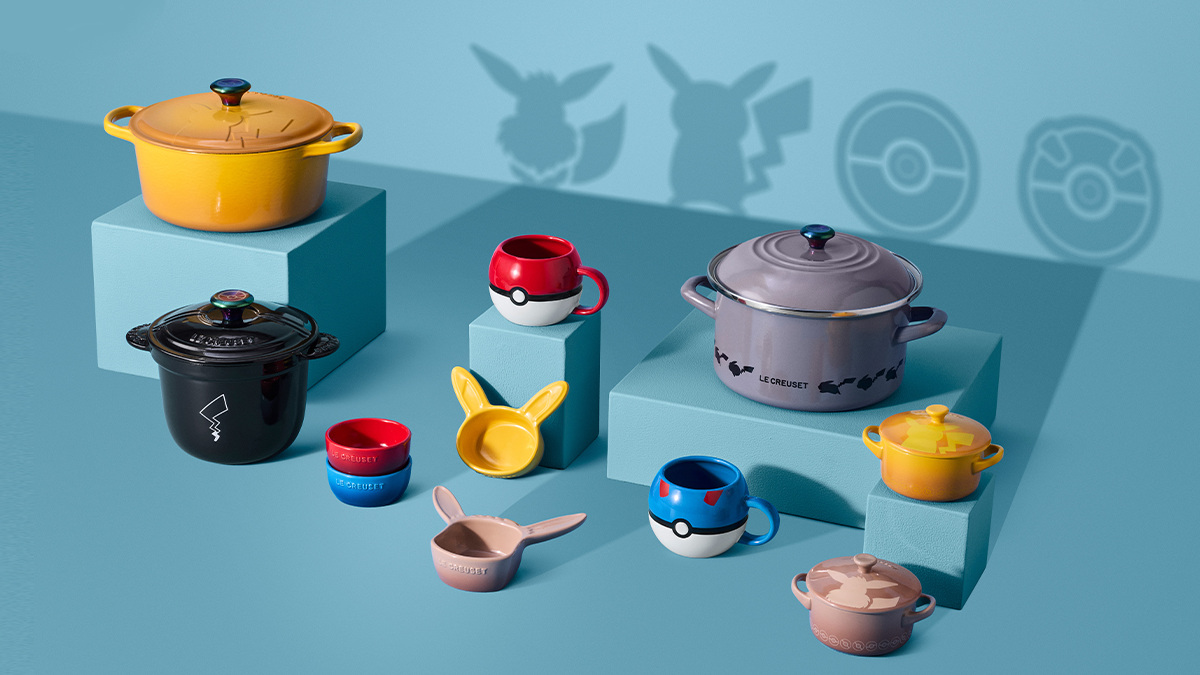 Le Creuset elabora utensilios de cocina Pokémon aún más elegantes