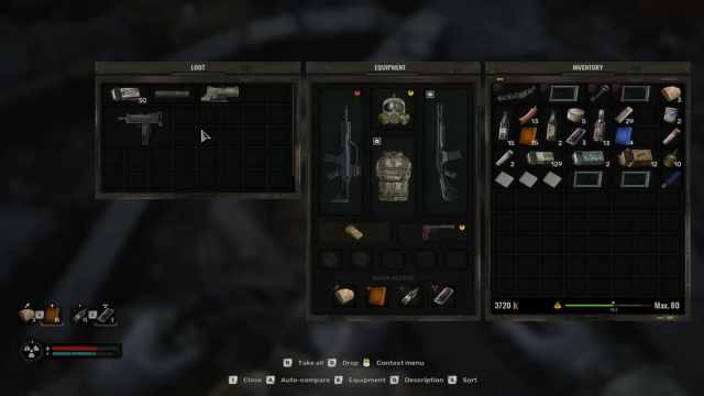 Budmo stash contents in the pile of concrete blocks area in Stalker 2