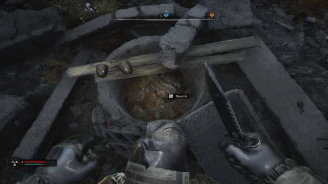 Budmo stash found in the pile of concrete blocks area in Stalker 2