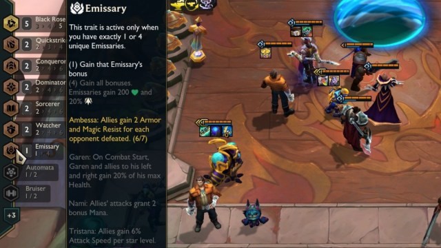 Emissary Tooltip Teamfight Tactics