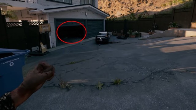 Family garage safe parking entrance Dead Island 2