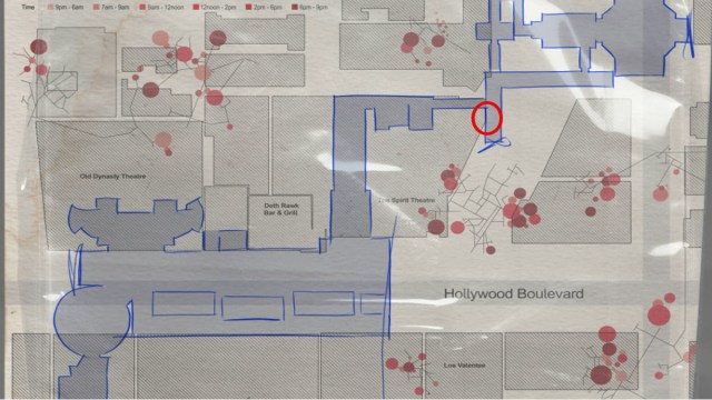 Hollywood Boulevard location of Traders