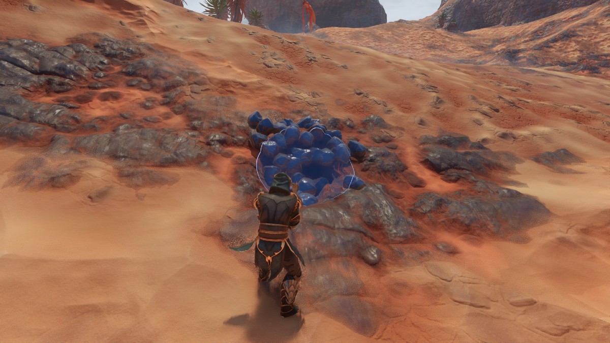 Lapislazuli Spawn in Desert in Enshrouded