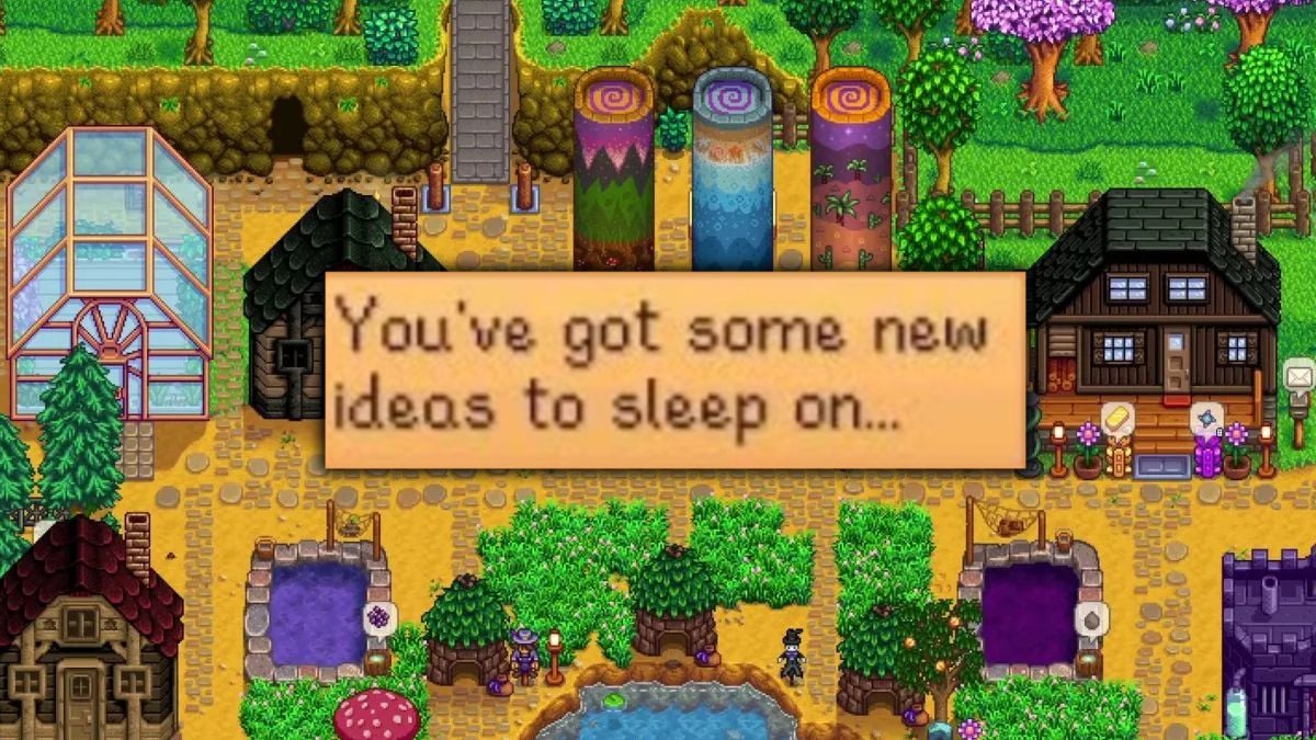 You've got some new ideas to sleep on stardew valley