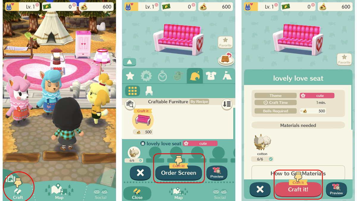 Cómo obtener los elementos de colaboración de Pocket Camp en Animal Crossing: New Horizons