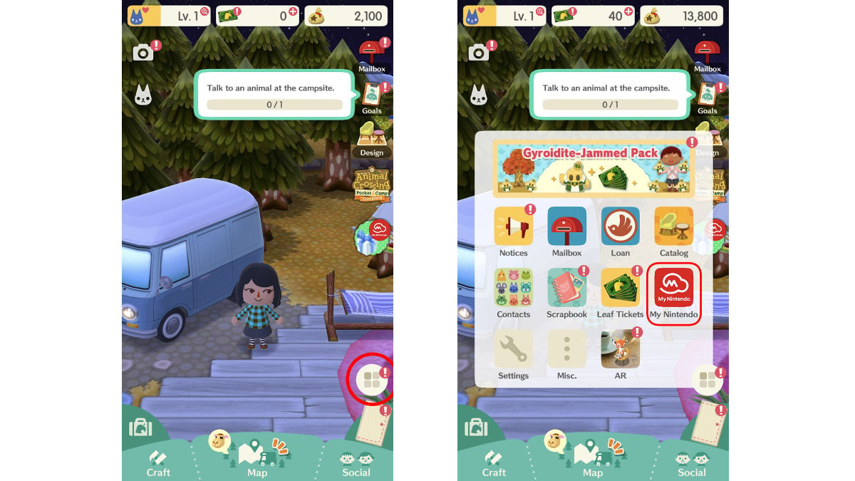 Cómo obtener los elementos de colaboración de Pocket Camp en Animal Crossing: New Horizons