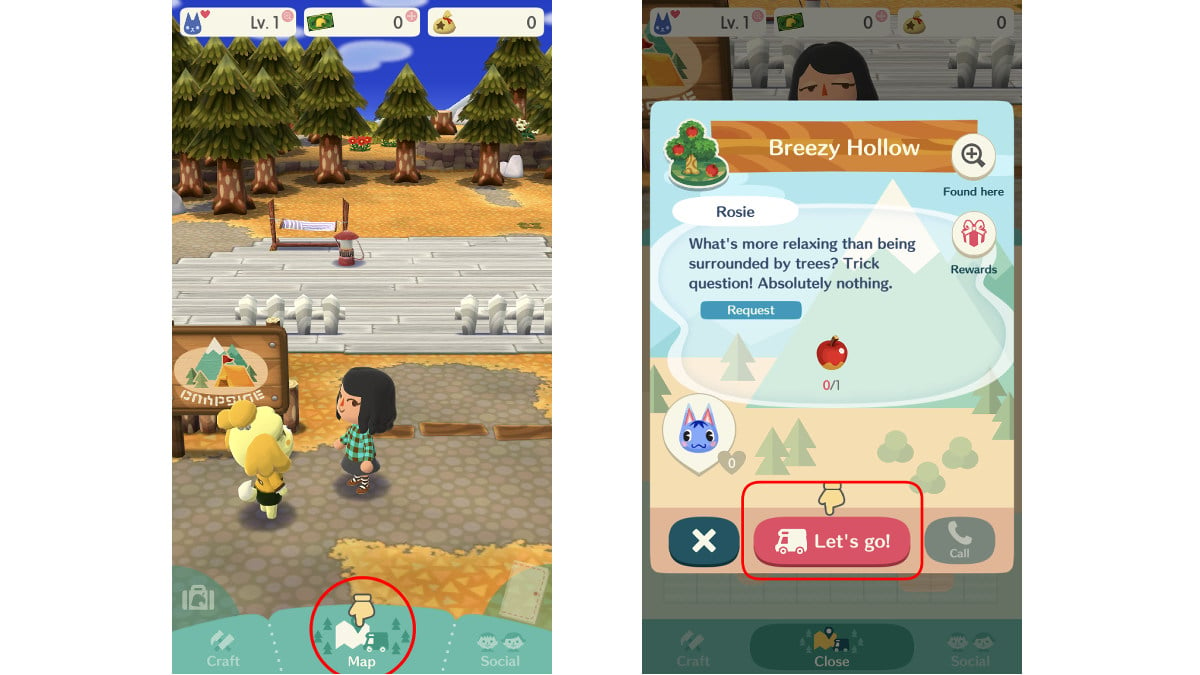 Cómo obtener los elementos de colaboración de Pocket Camp en Animal Crossing: New Horizons