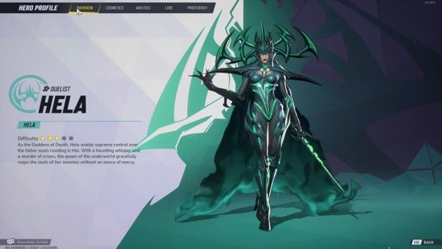 Hela the high risk high reward Duelist in Marvel Rivals