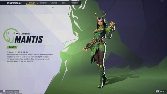 Mantis Overview in Marvel Rivals