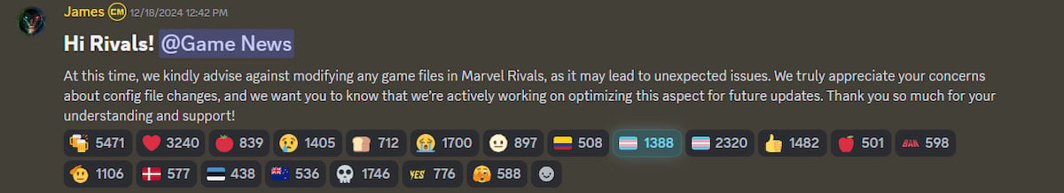 Как установить моды для Marvel Rivals на ПК