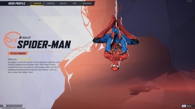 Spider-Man ranking in Marvel Rivals