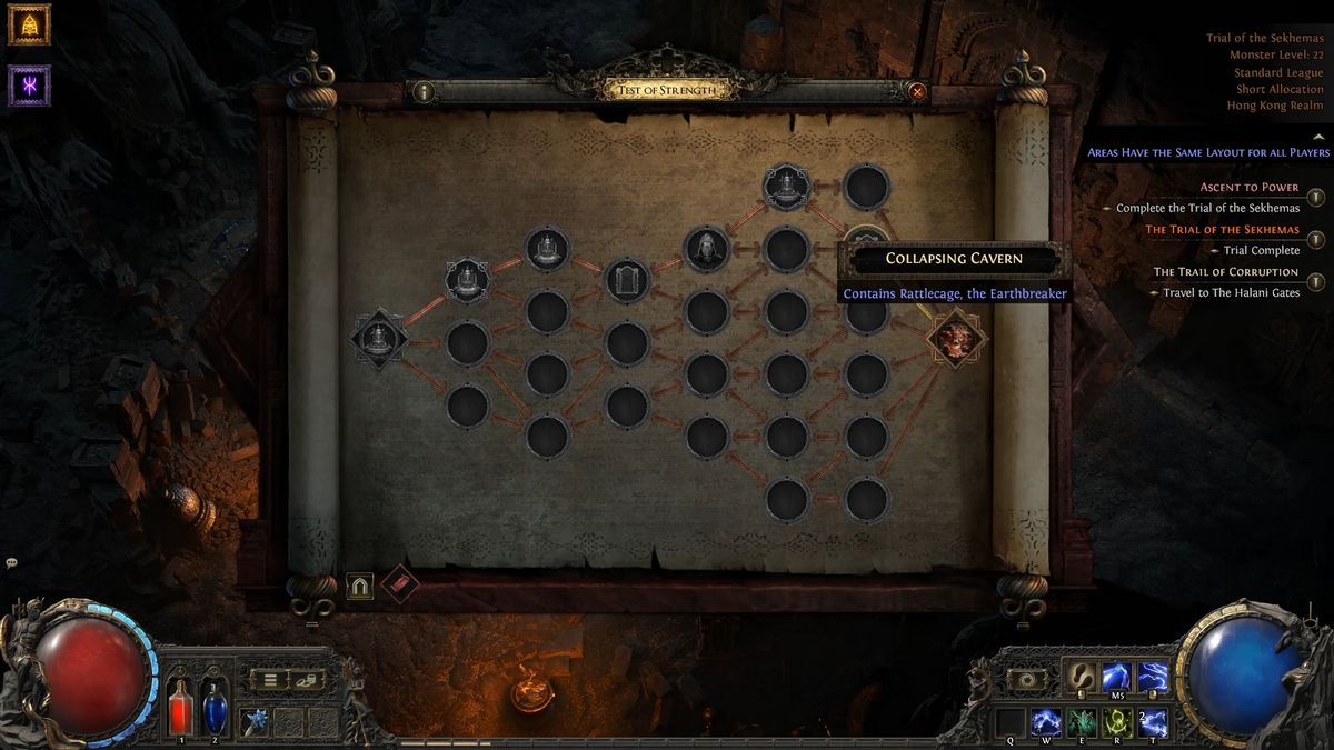 Как пройти испытание сехем в Path of Exile 2
