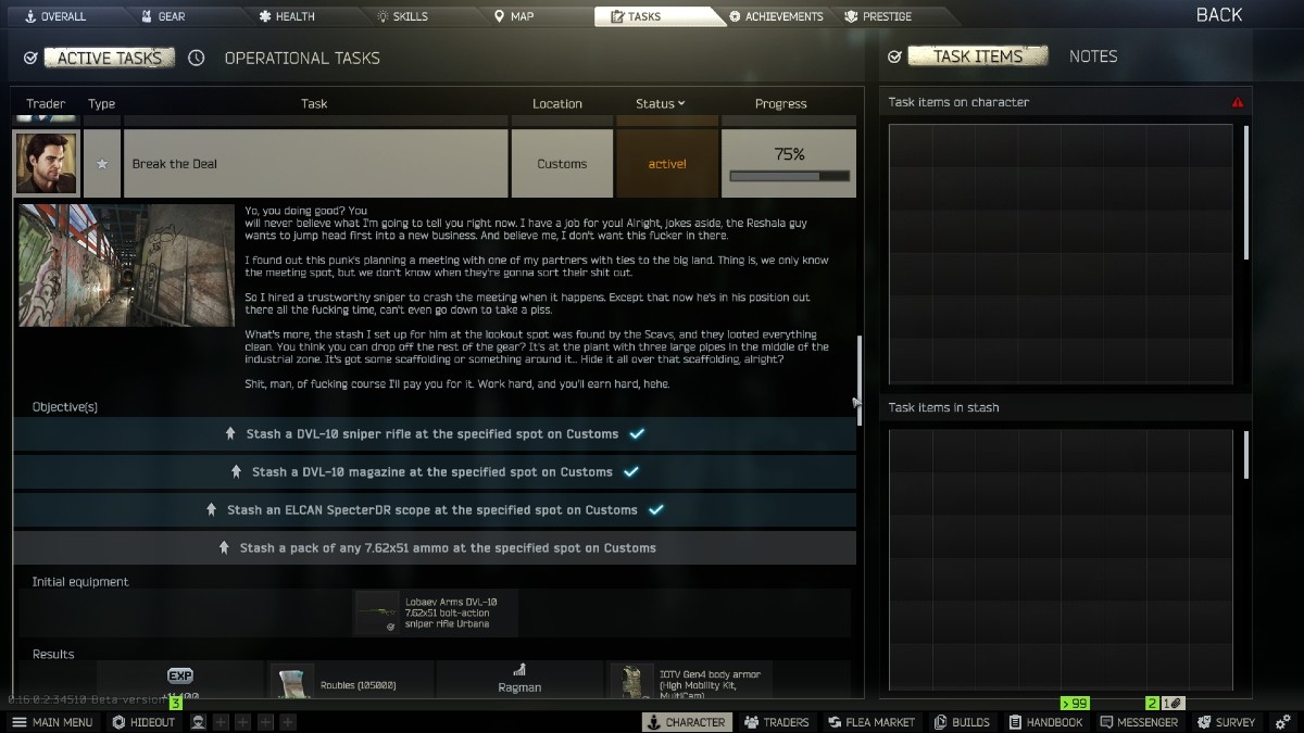 How to Finish Break the Deal in Escape from Tarkov - Prima Games