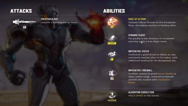 Ultron's abilities