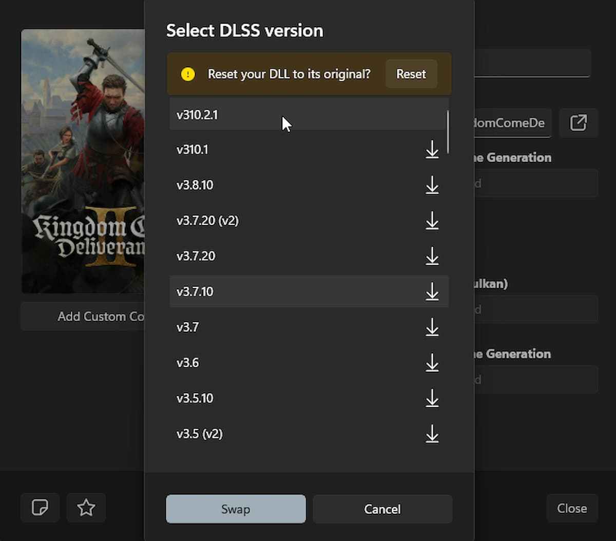 How To Update the DLSS Version of Kingdom Come Deliverance 2