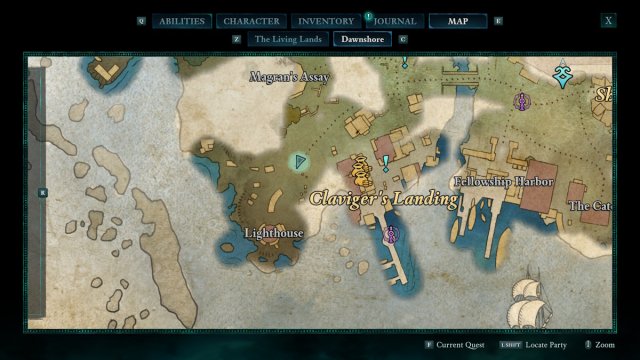 Avowed Captain Henqua's Spoils Treasure map