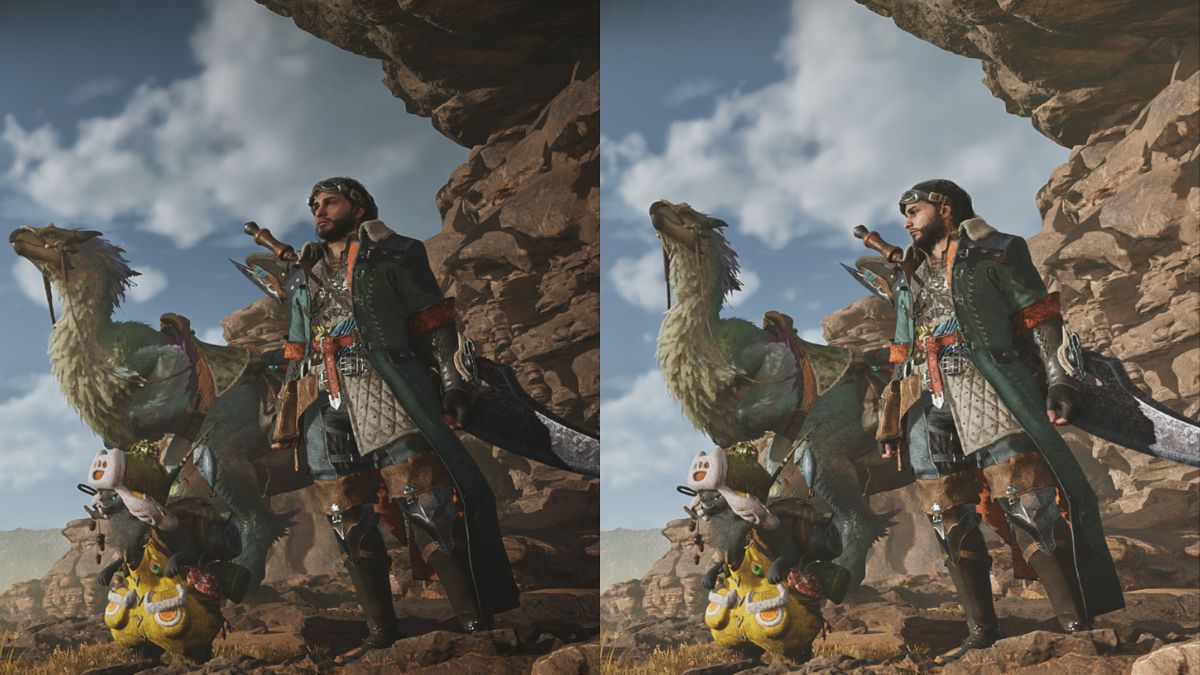 Monster Hunter Wilds Vignette Comparison
