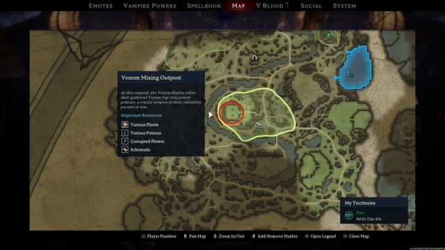 Lucile the Venom Alchemist Location V Rising