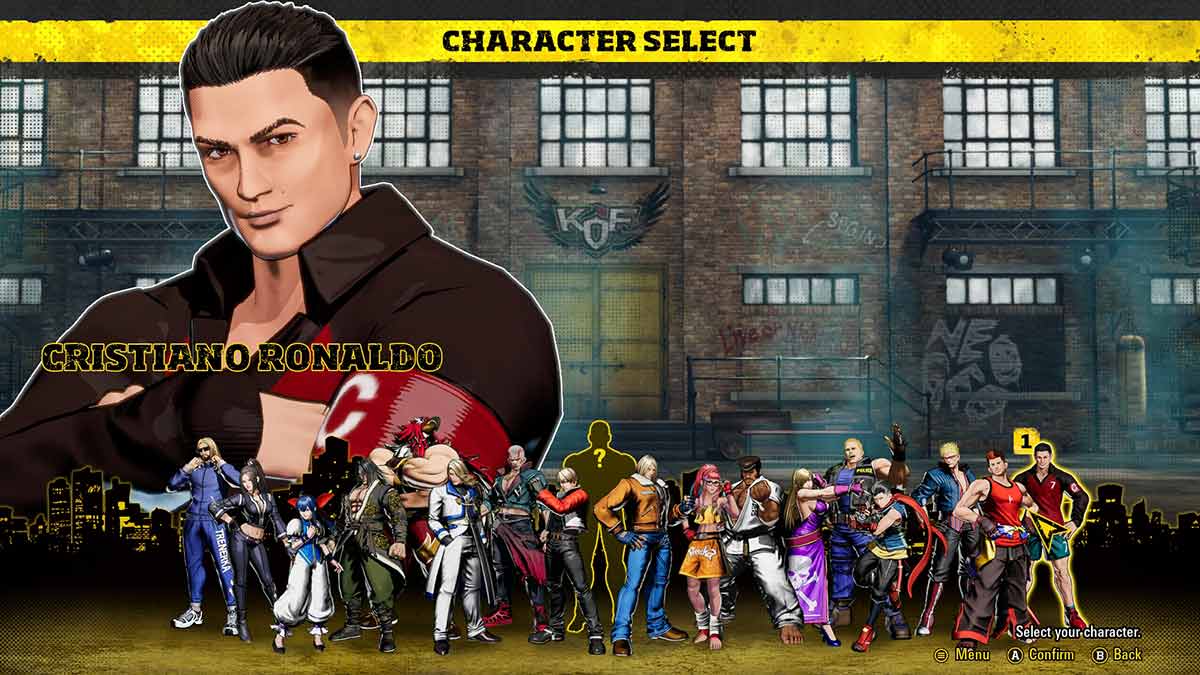 Ronaldo en Fatal Fury: Ciudad de los lobos