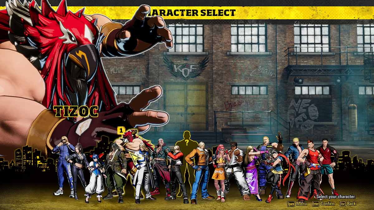 Tizoc en Fatal Fury: Ciudad de los lobos