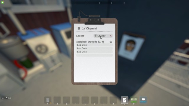 Assigning Lockers to Employees in Schedule 1