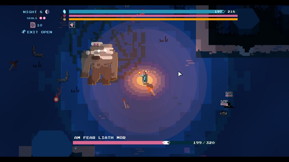 First Boss Fight Into the Restless Ruins