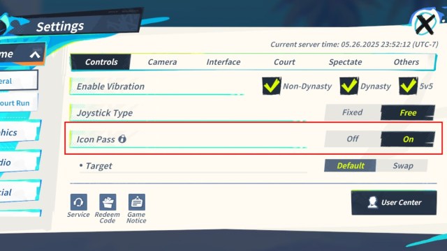 Game Setting Icon Pass Dunk City Dynasty
