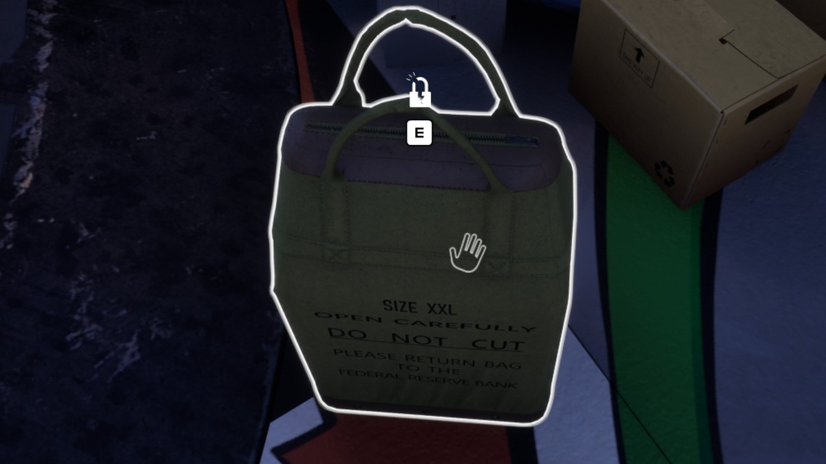 Locked Bags in Cash Cleaner Simulator