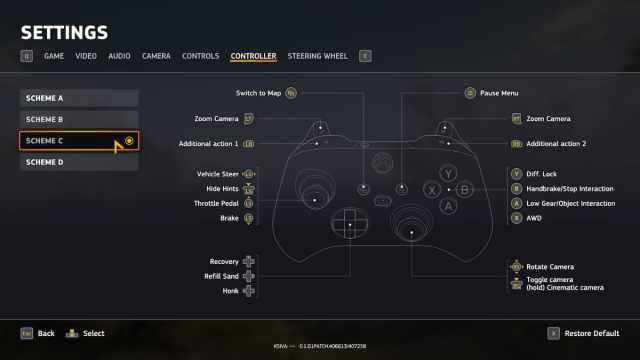 Roadcraft Controller Scheme C