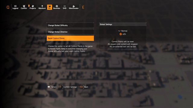Division 2 Global Settings