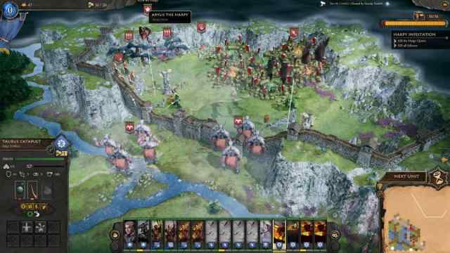 Gameplay of Fantasy General II, a free Steam game this week.