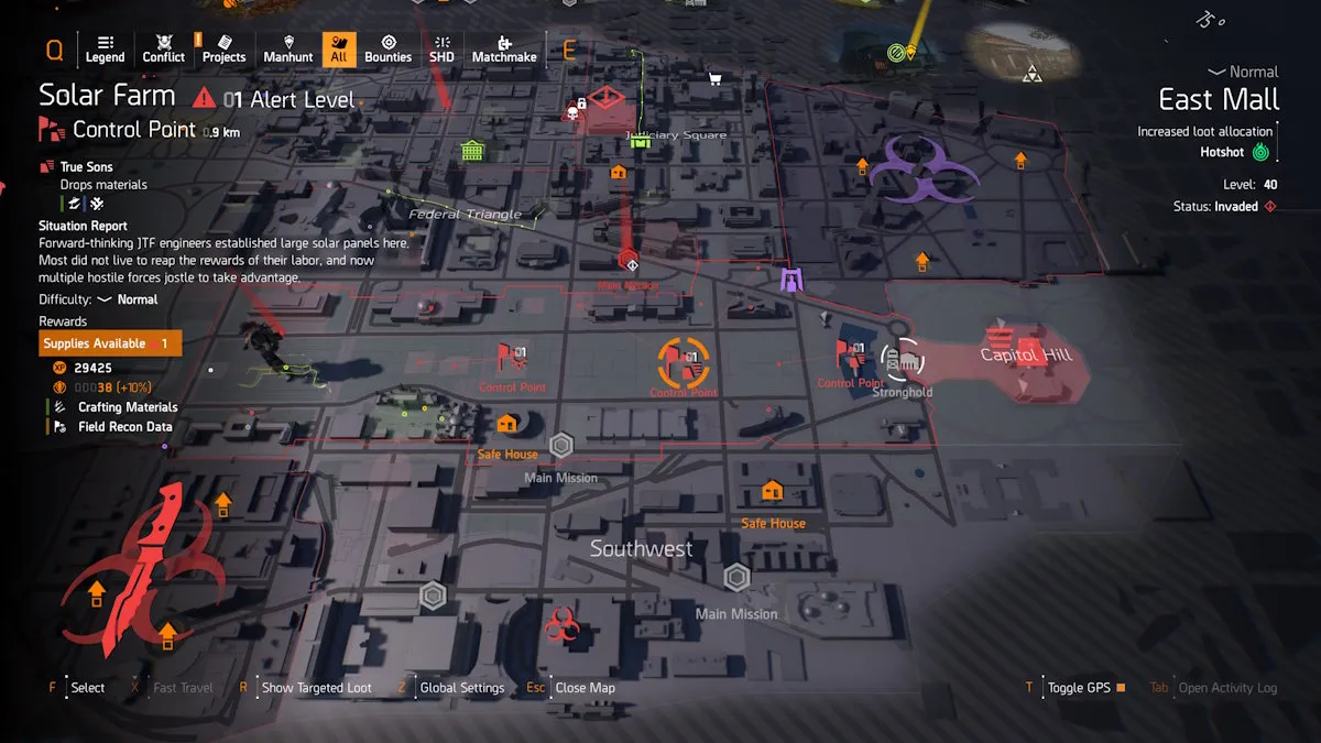 Division 2 East Mall