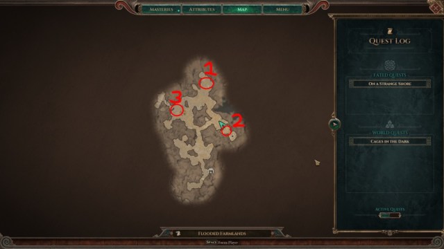 Brazier Caves in Flooded Farmlands Titan Quest 2