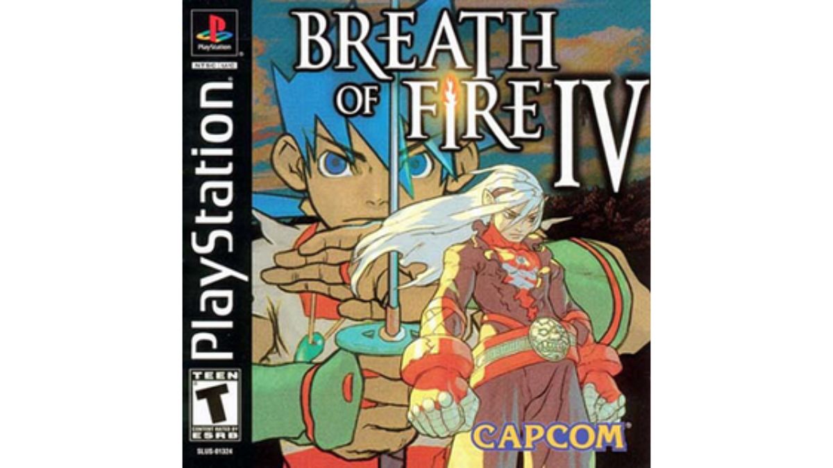 Breath of Fire 4 PlayStation cover art.