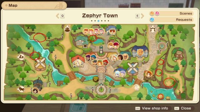 Spring Ores Locations City Story of Seasons Grand Bazaar