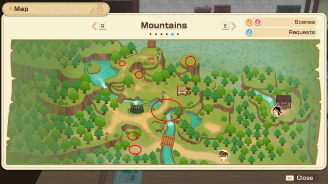 Spring Ores Locations Story of Seasons Grand Bazaar