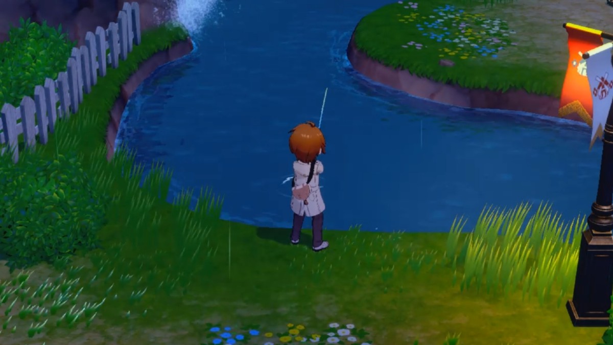 Fishing Near Yellow Windmill Story of Seasons Grand Bazaar