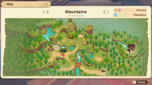 Mithril Ores Mountains Map Story of Seasons Grand Bazaar
